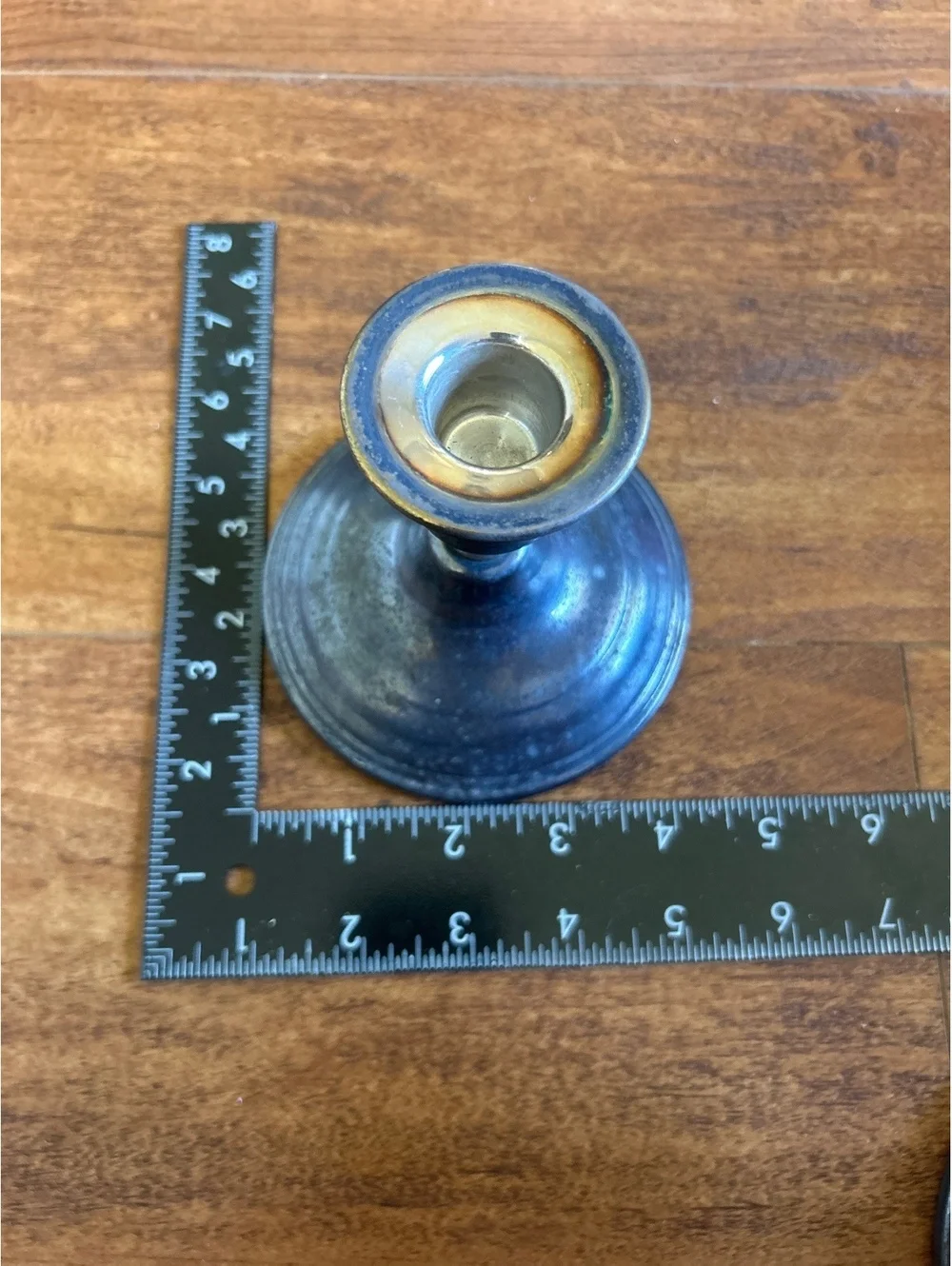 Pair of Vintage Sheridan Brass Candle Holders